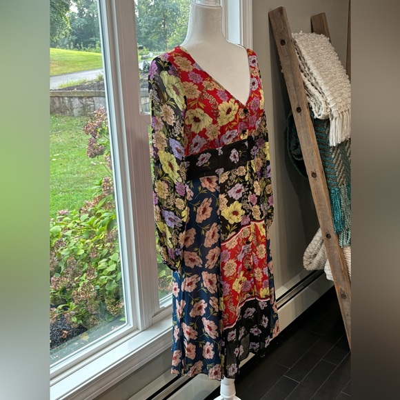 Anthropologie-Maeve Gardenia Wrap Dress - Picture 9 of 15